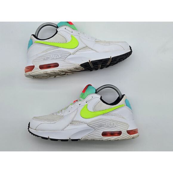 Nike Air Max,Size 8 ,Women's,White,Neon Green,Pink,Shoes CW5606-100 - Picture 3 of 8